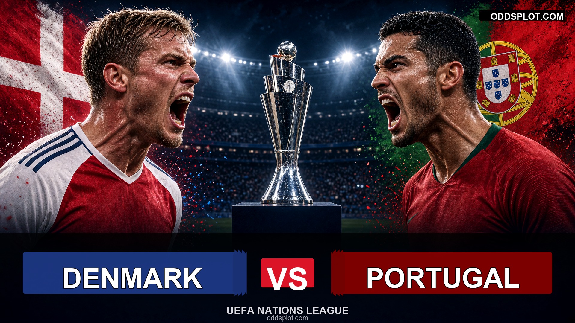Denmark vs Portugal Odds: Draw Fades as Goal Markets Tighten Before Kickoff