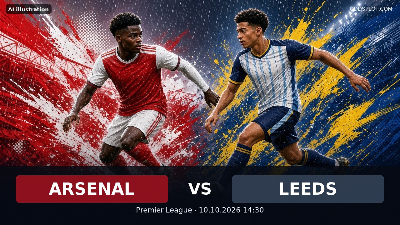 Arsenal vs Leeds Odds: Draw Shortens as Market Eyes a Tighter Game