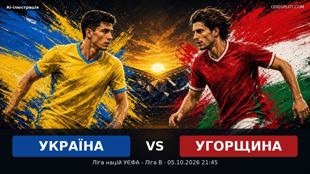 Україна — Угорщина: графік 1X2 «звужується», тотали йдуть на спад