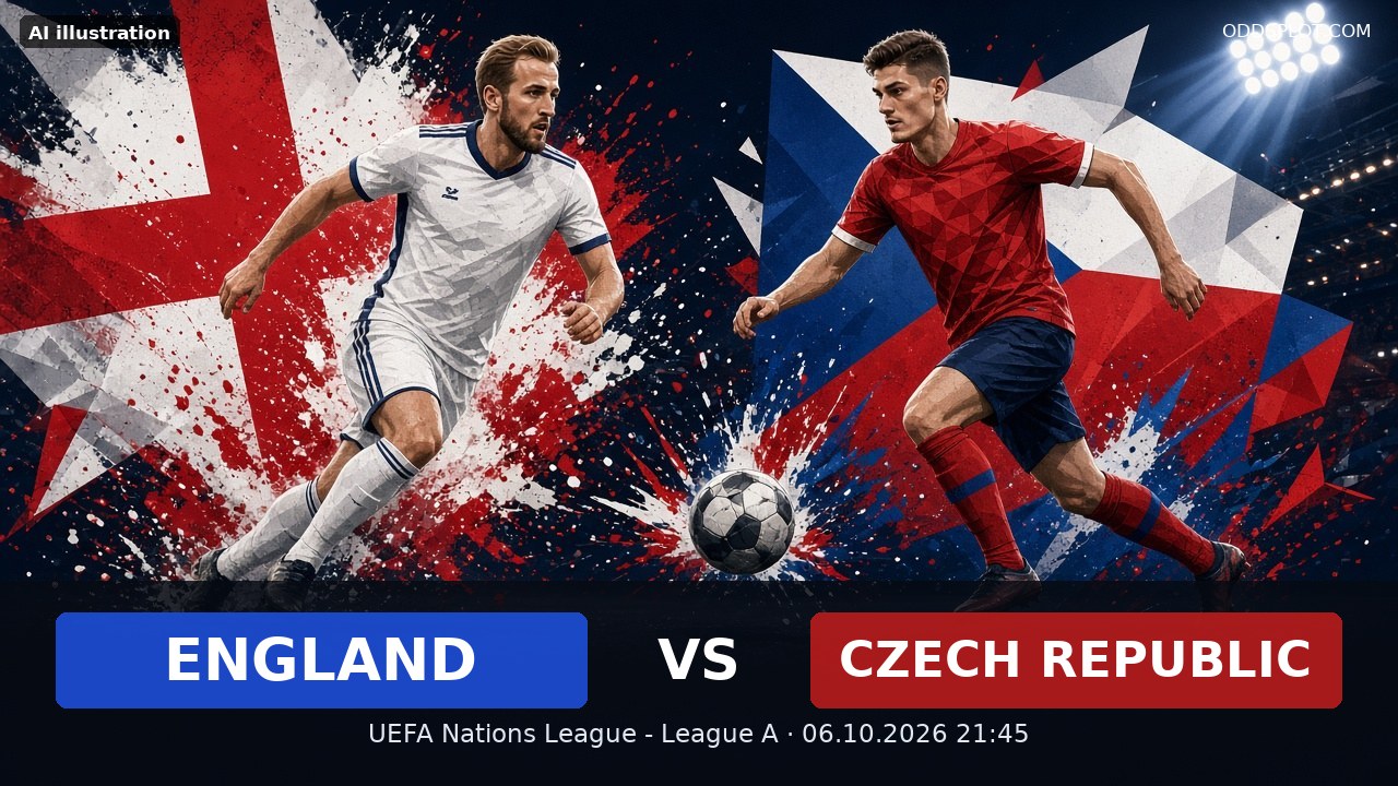 England vs Czech Republic: Odds Drift Toward a Home Rout at Wembley